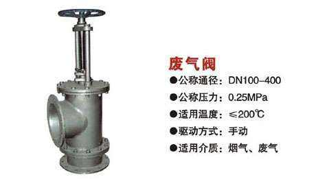 J44W手動(dòng)廢氣閥